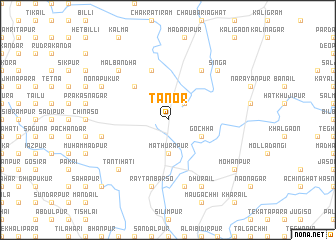 map of Tānor