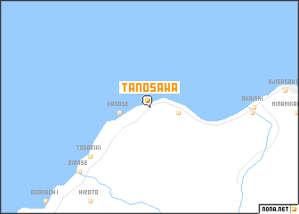 map of Tanosawa