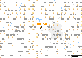 map of Tanoso