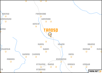 map of Tanoso