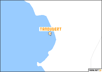 map of Tanoudert