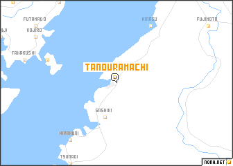 map of Tanouramachi