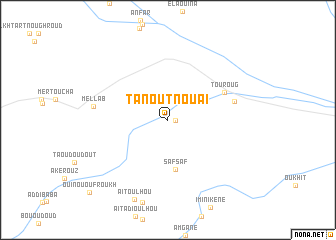 map of Tanout nʼOuai