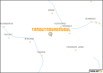 map of Tanout nʼOumerdoul