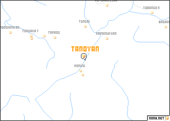 map of Tanoyan