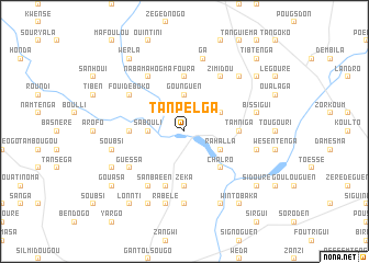 map of Tanpèlga