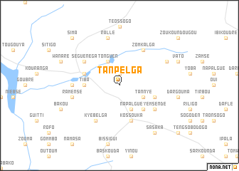 map of Tanpelga