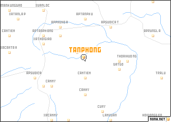 map of Tân Phong