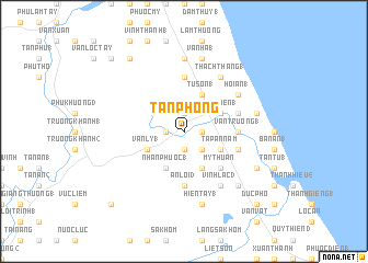 map of Tân Phong