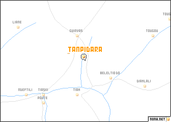 map of Tanpidara