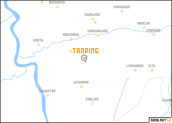 map of Tanping