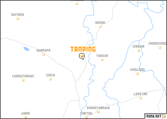 map of Tanping