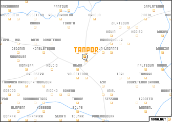 map of Tanpor