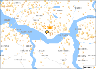 map of T\