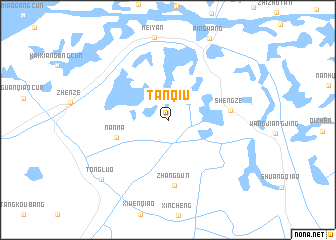 map of Tanqiu