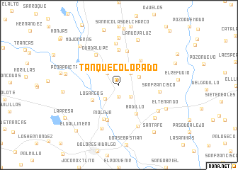 map of Tanque Colorado