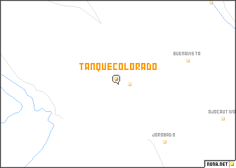 map of Tanque Colorado