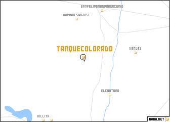 map of Tanque Colorado