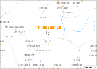 map of Tanque dʼArca