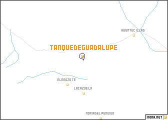 map of Tanque de Guadalupe