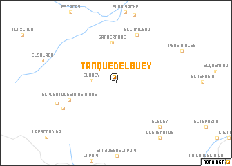 map of Tanque del Buey