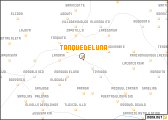 map of Tanque de Luna