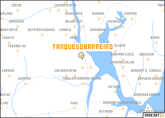 map of Tanque do Barreiro