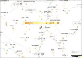 map of Tanque do Felipe Preto