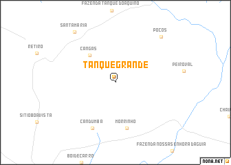 map of Tanque Grande
