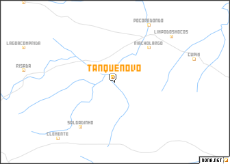 map of Tanque Novo