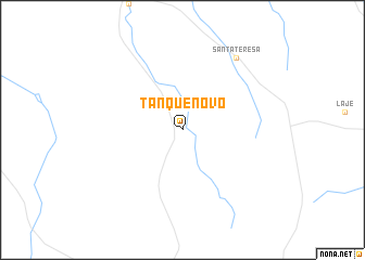 map of Tanque Novo