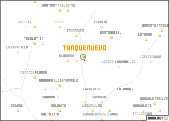 map of Tanque Nuevo