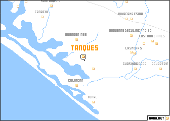 map of Tanques