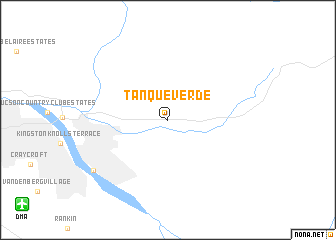 map of Tanque Verde