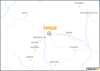 map of Tanque