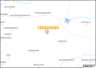 map of Tanquinhos