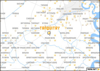 map of Tân Quí Tây