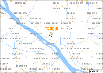 map of Tân Qứi