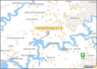 map of Tan Rara Oesta