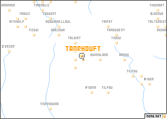 map of Tanrhouft