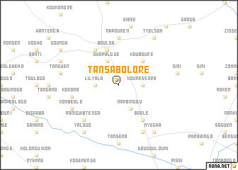 map of Tansaboloré