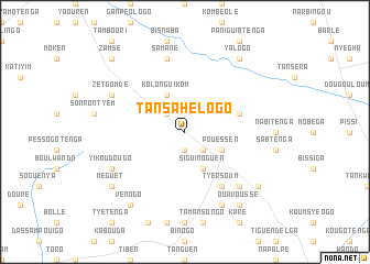 map of Tansahélogo