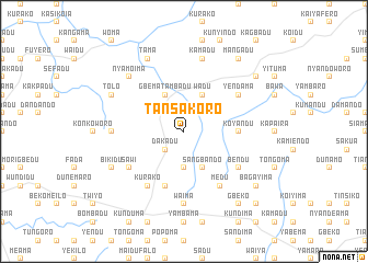 map of Tansakoro