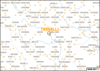 map of Tansal-li