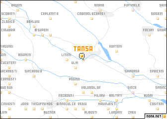 map of Tansa