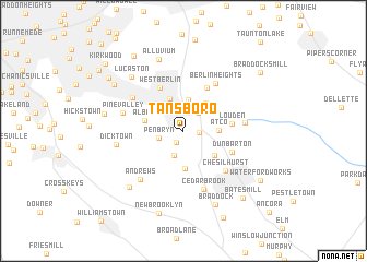 map of Tansboro