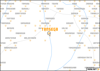 map of Tanséga