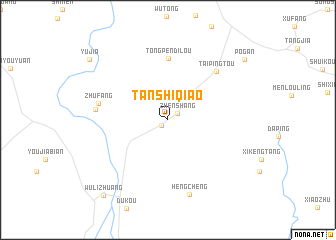 map of Tanshiqiao
