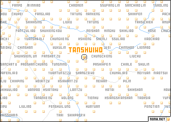 map of Tan-shui-wo