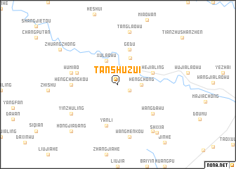 map of Tanshuzui